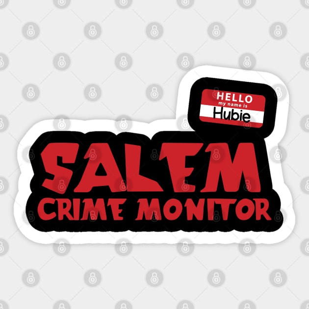 Salem Crime Monitor Sticker by Gimmickbydesign